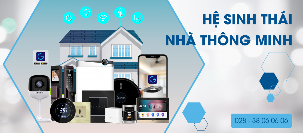 Hệ sinh thái nhà thông minh goman smart home là giải pháp nhà thông minh đến từ Đức toàn diện, đầy đủ nhất tại Việt Nam hiện nay
